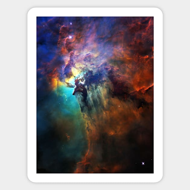 Hubble Lagoon Nebula Sticker by RockettGraph1cs